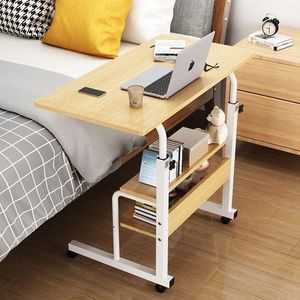 Genetic Adjustable Height Computer Laptop Study Desk Height TV Dinner Portable Coffee Desk Console Table Laptop Desk with Wheels Study Table