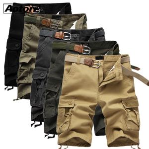 Male Summer Casual Solid Short Pant Bead Drawstring Short Trouser