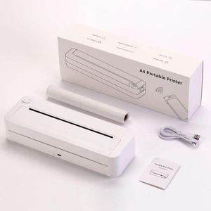 Portable inkless thermal printer designed to print standard A4 documents on the go.