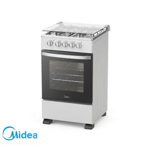 Midea 50*60 Full Gas Burner with Gas Oven- Silver
