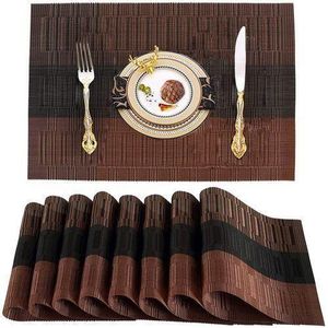 Elegant Woven Dining Placemats Set