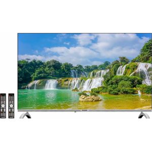 Sonashi 55" UHD Smart LED TV Android 14, Wi-Fi & Bluetooth - Silver 
