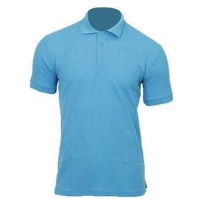 Men's Polo T-Shirt - Light Blue