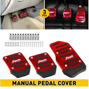 Race Sport Accelerator Car Pedal Covers Universal Manual Foot Pedal Set –  Break Gas Pedal – Pedal Covers Anti-Slip Inserts – Sleek Cool Design –
