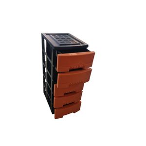 Modern storage Plastic cabinet trolley 5 drawers