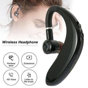 S109 Earbud Wireless Headset Earphone Hands-free Headphone - Black & Navy Blue