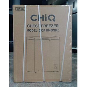 Chiq 180L/184L Freezer (Model CCF184) Fast Freezing Silver 