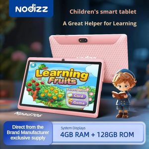 NODIZZ Local Stock-7-inch Kids' Learning Tablet with WiFi Support, System Displayed 4+128GB Memory & 3200mAh Real Battery Capacity, Pink