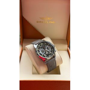 Classic Men’s Leather Watch - Grey