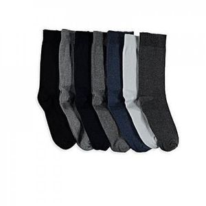 Mens Socks - 7Pairs - Grey,Cream,Black,Multi-color