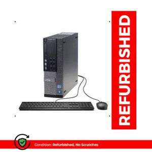  Refurbished Complete Set Optiplex Desktop CPU 4gb RAM 500GB HDD i5 With Free WiFi Card-Black