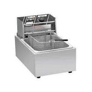 Hoffmans 6 liter Electric Single Deep Fryer - Silver