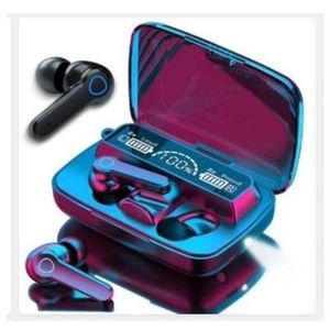 Original M19 Wireless Earbuds Earphone Touch Headset Digital LED Display Headphone Sports Audifonos Microphone & Flashlight Deep Bass Immersive Stereo Sound Quality Long-Play Time Easy to Connect
