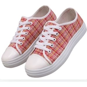 ladies canvas skateboard low cut shoes flat shoes  sneakers-(39)??..