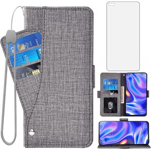  Wallet Book Flip Folio Stand View Magnetic Multi-Pattern Cover compatible with Moto E14 Phone Case