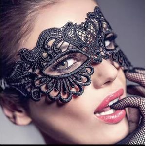 Mask- black Party For Women Hallow Lace Masquerade