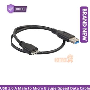 Super Speed USB 3.0 Cable A Male to Micro B High-Speed Data Transfer Cable