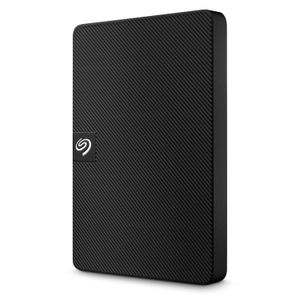 SEAGATE Expansion 2TB External HDD - USB 3.0 For Windows And Mac With 3 Yr Data Recovery Services, Portable Hard Drive (STKM2000400) -Black