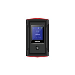 D-Link DWR-932M Mobile Router, 4G/LTE Wi-Fi, Up To 150Mbps, USIM Card Slot, 802.11b/g/n, Built-in Firewall, WPS Mobile Router Mifi - Black
