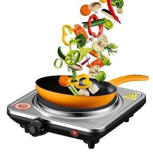 Sokany Signal Flat Burner Household Electric Stove Hot Plate Kitchen Appliance- Silver