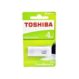 Toshiba USB Flash Drive, 4GB - White