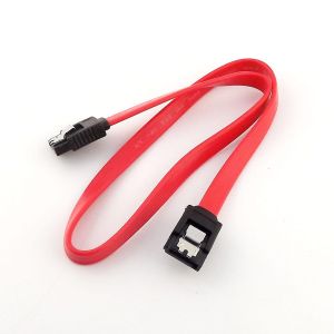 SATA Data Cable – Red Serial ATA (SATA) Hard Drive Cable for SSD, HDD, DVD Drive & Desktop PC