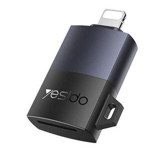 Yesido  GS38 Lightning to TF Card Reader - 480 Mbps Portable Memory Adapter for iPhone & iPad 