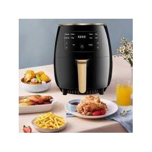 Hoffmans 6 liters LCD touch Air fryer - Black