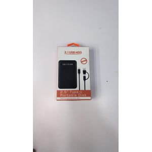 1TB HDD  - Premium USB-C 3.1 External Hard Drive Enclosure for 2.5