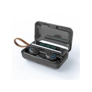 TWS Bluetooth 5.1 Earphone Earbuds 2000mAh Power - Black