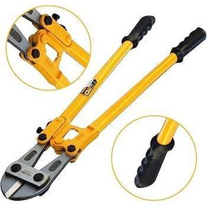 Heavy-duty industrial bolt cutter featuring high-quality drop-forged hardened steel blades.