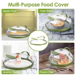 Professional Microwave Splatter Cover with Easy-Grip Handle