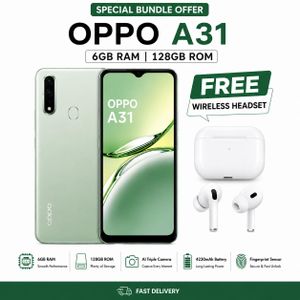 Oppo A31 (6GB RAM, 128GB ROM) + FREE Wireless Headset