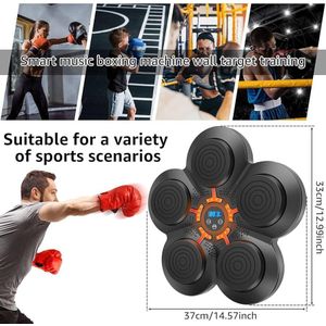 Music Boxing Machine Electronic Bluetooth Boxing Machine Music Boxing Wall Equipment for Children Adult