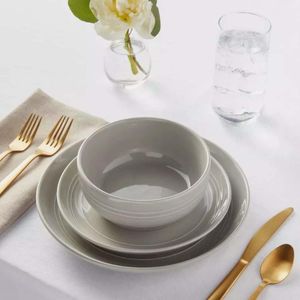 12dinner plates,  12side plates , 12soup bowls