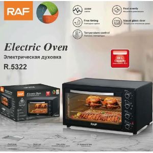 RAF 68L Electric Oven R5322 - Black