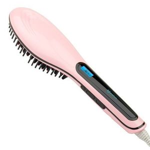 Other Unisex Hair Straightener Comb - Pink