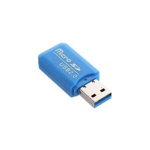 Other Memory Card Reader Adapter USB 2.0-Multicolor(Blue)