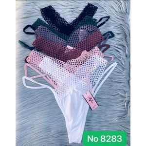Genetic 12PCS Sexy Lace multi Colours Knickers For Ladies 