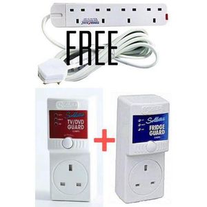 Bundle of TV Guard And Fridge Guard + A FREE 4 Way Extension