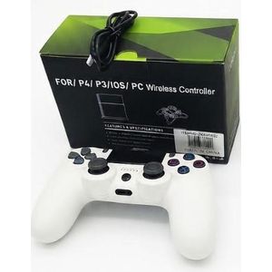 China Factory Made FOR/ P4/ P3/ IOS/ PC Wireless Controller (White)