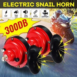 2Pcs - 12V Loud 300DB Horn Tone, Horn Siren - Suitable For Car Truck Boat Train