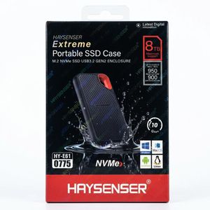 Haysenser Extreme Portable SSD Case, an enclosure designed to hold a separate M.2 NVMe SSD.