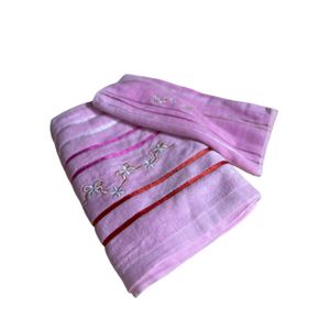 Towel pieces pink 