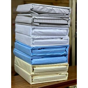 4x6 6pc fitted Cotton Bedsheets - Multicolour 