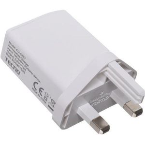 Tecno Original Faster Charger-White