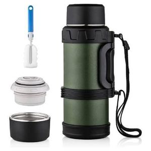 3 L Large Thermos Bottle Stainless Steel Double Walls Vacuum Insulated Tea Flask Great for Outdoors,Sports,Camping,Travel -Multicolor.