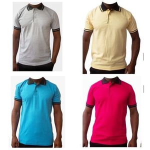 Other A Pack Of 4 Unisex T-shirt Grey-Black, Cream-Black, Pink-Black, Blue-Black.