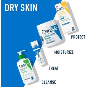 Cerave 4Pcs Of Hydrating Cleanser 473 Ml .