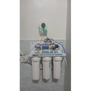 Dayliff Triple Filter UV Water Purifier – 5 Stage Under Sink Water Treatment System, 300L/hr